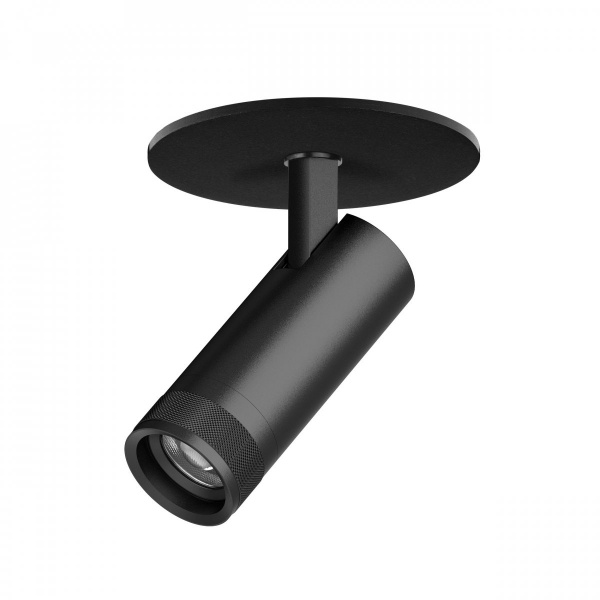 Светильник встраиваемый 12W 840LM 20-55G с адаптером Canno Pro, черный Lightstar C4127RS