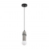 Черный/серый, металл/бетон Подвес E27 LED 10W 220V TESLA ECO, арт. 8365/1A