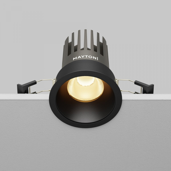 фото Встраиваемый светильник Maytoni Technical Dip DL117-15W-2.7K-B, черный