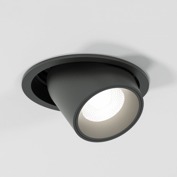 Потолочный светодиодный светильник поворотный Conner 8W 4000K чёрный 25086/LED