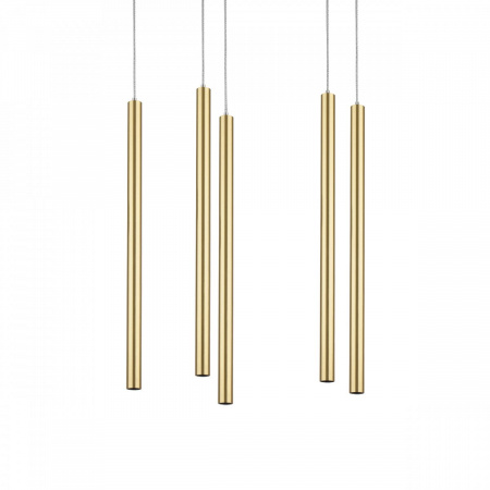 фото Люстра подвесная Tubo, золото Lightstar L5T747233