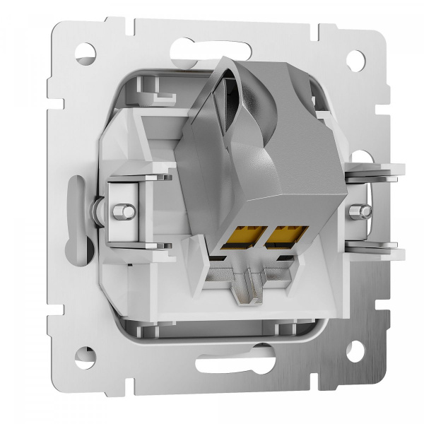 фото Розетка Ethernet RJ-45 cat. 6A экранированная (белый) W5120101