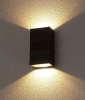 Светильник  WC2108 настенный 220V LED COB 2*5W  белого цвета. Цвет: черный