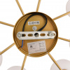 фото Латунь/белый, металл/стекло/дерево Люстра потолочная E27 8*60W 220V LARINA MODERNI, арт. 8323/8C