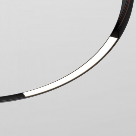фото Slim Magnetic Трековый светильник для радиусного шинопровода 16W 4200K Planar чёрный Ø 800мм 85180/01