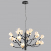 фото Черный матовый/белый/фарфор Люстра G4 LED 18*5W GARDI MODERN, арт. 5090/18