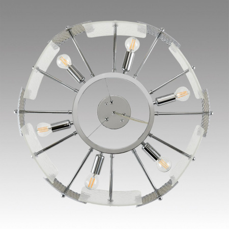 фото Хром/тонированное стекло, металл/стекло Люстра подвесная E14 6*40W 220V LIBERTI MODERNI, арт. 6588/6