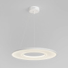 фото Подвесной светодиодный светильник с абажуром из ткани 101001 LED белый
