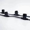 фото Белт лайт ALEDUS бухта 10 м, черный провод, ПВХ, шаг 40 см, Е27