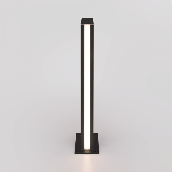 фото Ландшафтный светодиодный светильник Flat IP54 1538 TECHNO LED черный