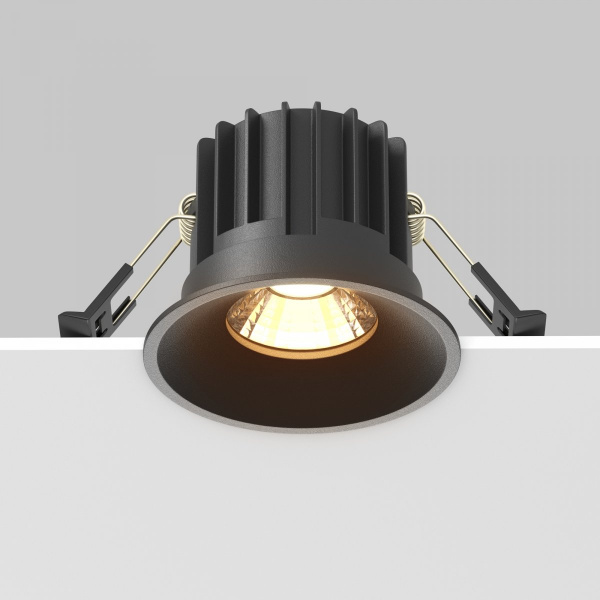 фото Встраиваемый светильник Maytoni Technical Round DL058-12W2.7K-B, черный