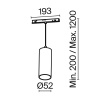 фото Трековый подвесной светильник Maytoni Technical Focus LED TR041-4-12WTW-DD-B, черный