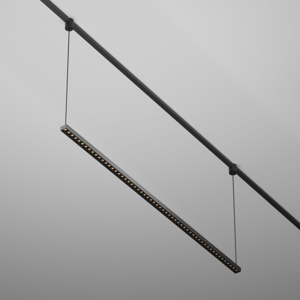 фото Трековый подвесной светильник Maytoni Technical Points TR169-1-52W3K-M-B, черный