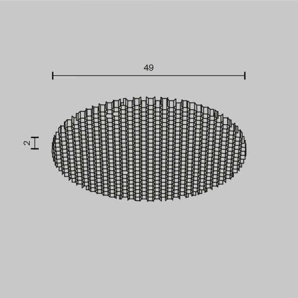 фото Светофильтр HoneyComb ⌀49мм для Фокус / Focus Led 12Вт Maytoni Technical HoneyComb-D47, черный