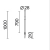 фото Ландшафтный светильник Maytoni Outdoor Flare O510FL-L3B3K1, черный