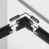 фото Угловой коннектор внешний Gravity встраиваемый черный Maytoni Technical TRX010OCL-22B