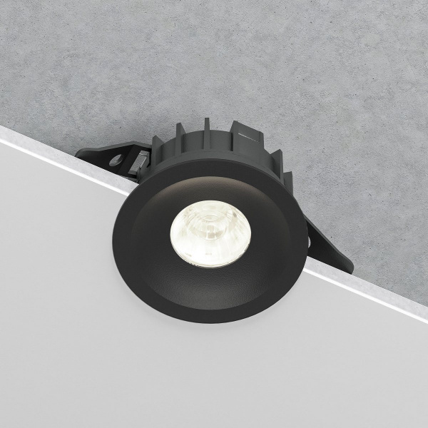 Светильник встраиваемый светодиодный Combi 10W 4000K черный 25067/LED