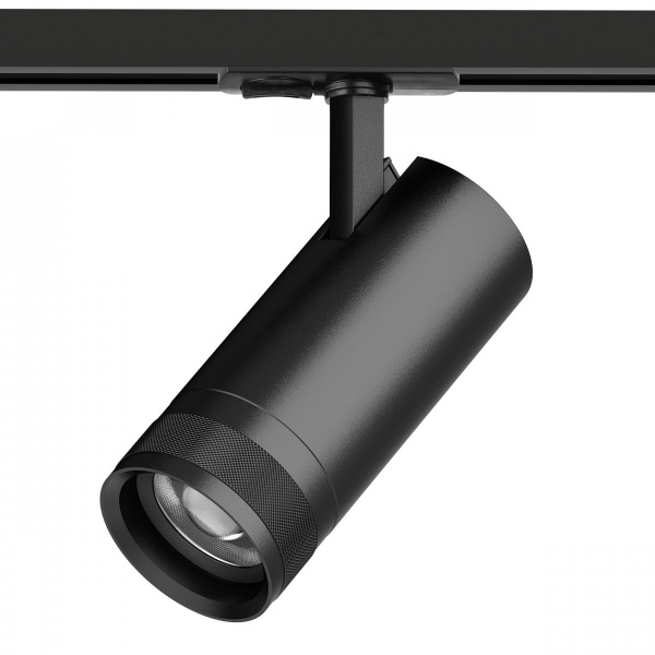 фото Светильник для треков BARRA 20W 1400LM 20-55G с тонким адаптером Canno Pro, черный Lightstar C4207SS