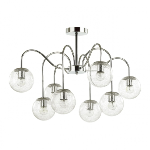 Хром Люстра потолочная E27 8*60W 220V DARCY COMFI, арт. 4551/8C