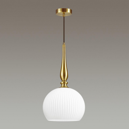 фото Белый/бронзовый Подвес E27 60W RUNGA PENDANT, арт. 4766/1