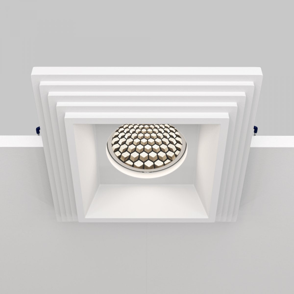 фото Встраиваемый светильник Maytoni Technical Gyps Modern DL005-1-01-W, белый