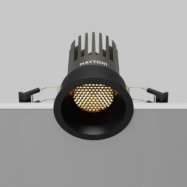 фото Встраиваемый светильник Maytoni Technical Dip DL117-15W-2.7K-B, черный