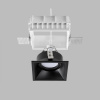 фото Комплект из светильника и рамки DOMINO QUAD MR16 ЧЁРНЫЙ Domino, черный Lightstar G214507