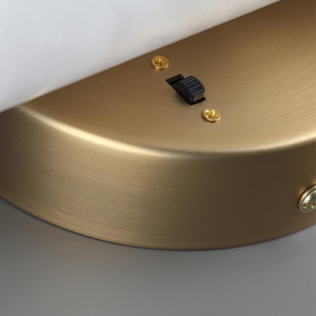 фото Настенный светильник латунь/металл/алебастр IP20 LED 12W 540Лм 3000K/4000K MARBELLA L-VISION, арт. 6674/12WL