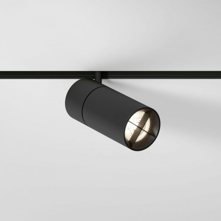 фото Slim Magnetic Трековый светильник с инновационной антибликовой решеткой 13W 4000K Kars черный 85524/01