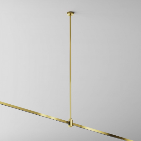 фото Крепление потолочное Длинное / Long одинарное 760мм Flarity латунь Maytoni Technical TRA159C-SL1-BS