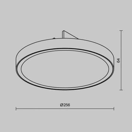 фото Уличный трековый светильник Maytoni Outdoor Zon IP O-TR01-1-F-25WB3K, черный