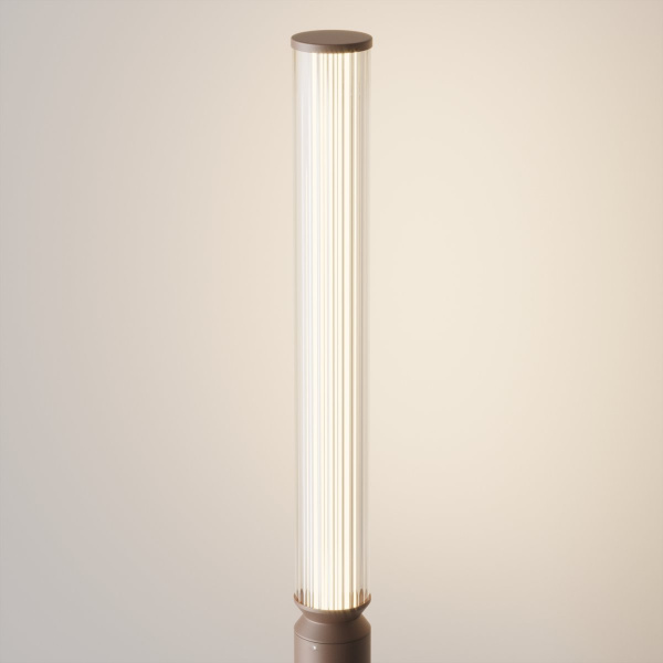 фото Ландшафтный светильник Maytoni Outdoor Lit O593FL-L20BR3K, коричневый
