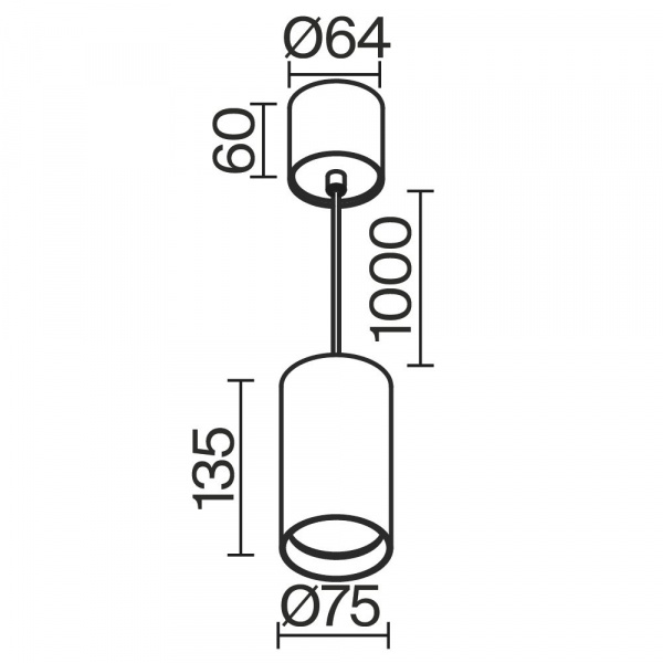 Подвесной светильник Maytoni Vol P100PL-20W3K-W, белый