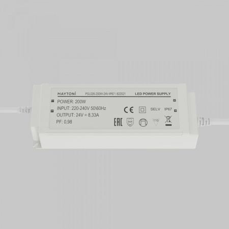 фото Источник напряжения PSL026 24В 200Вт IP67 Maytoni 822021, белый