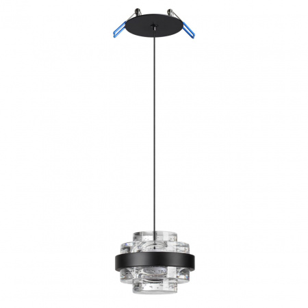 фото Чёрный/металл/акрил Подвес LED 6W 4000K 432лм KLOT L-VISION, арт. 5031/6L