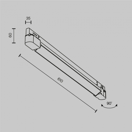 фото Трековый светильник Maytoni Technical Basis TR196-3-20W4K-B(N), черный