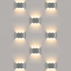 фото Пылевлагозащищенный светодиодный светильник Twinky Trio серый IP54 1551 Techno LED