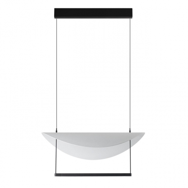 Белый ice crackметалл/акрил Подвесной светильник поворотный 360° IP20 LED 1*20W GLIDER HIGHTECH, арт. 7015/20L