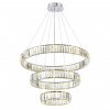 фото Хром/прозрачный металл/хрусталь Люстра LED 88W 4000K 10200Лм VEKIA L-VISION, арт. 4930/88L