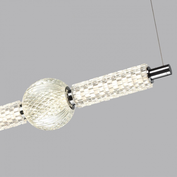 фото Хром/металл/акрил Подвес LED 28W 4000K 2089лм CRYSTAL L-VISION, арт. 5007/28L