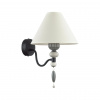 Черный матов./серый/молочный металл/керамика/ткань Бра E14 1*40W SOCHI MODERN, арт. 4896/1W