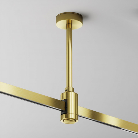 фото Крепление потолочное Короткое / Short одинарное 138мм Flarity латунь Maytoni Technical TRA156C-SL1-BS