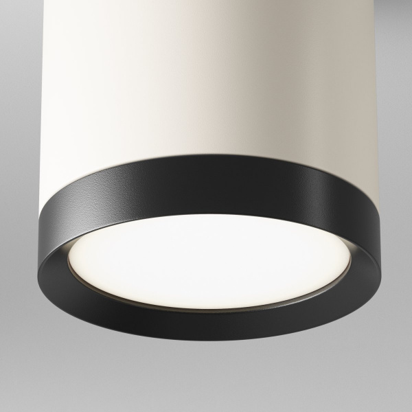 фото Потолочный светильник Maytoni Technical Hoop C086CM-GX53-MRD-WB, бело-черный