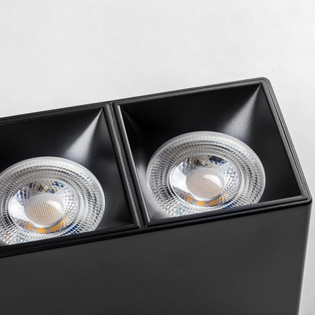фото Рамка (светильник) PVC для LED-модулей 941хх и LED-ламп D50мм Rullo, черный Lightstar 213367