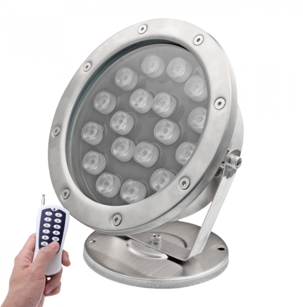 Светильник для водоемов UG1461 LED 18W RGB+RF цвет мультиколор  IP68