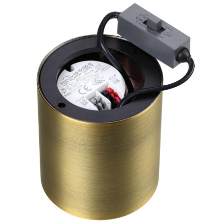 фото Светильник бронза/металл IP20 LED 12W 840Лм 3000K/4000K/6000K 36° 220-240V BRIM HIGHTECH, арт. 7137/12CL