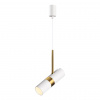 Белый/золотистый/металл Подвесной св-к IP20 LED GU10 10W BULLET HIGHTECH, арт. 4355/1