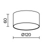 фото Потолочный светильник Maytoni Technical Zon C032CL-12W4K-RD-W, белый