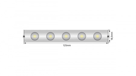 фото Лента фокусирующая 20*45°, IP67, 24В, SMD2835, 48led/m, 18W/m, 6500K, SWG-248-24-W20/45-67, катушка 5 м