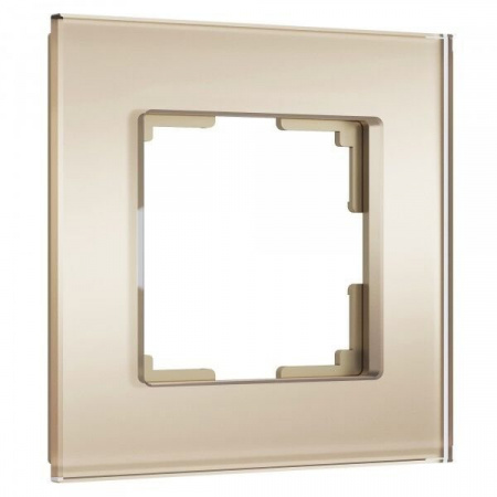 фото Рамка из стекла на 1 пост Senso шампань soft-touch W0013111